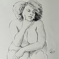 Figure in Charcoal