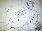 Reclining Nude from Life