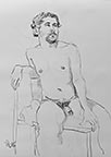 Male Nude Sketch 0076
