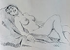 Nude Charcoal Drawing 8