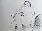 Seated Female Drawing